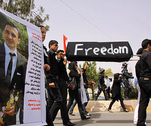 المخاطر تهدد حرية التعبير  في كردستان العراق