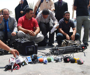 فريق عمل الحرة يتعرض لإعتداء في بغداد